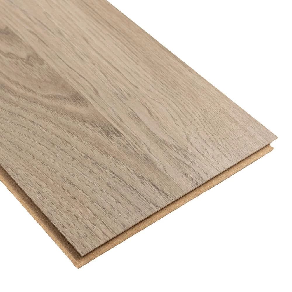 Arbour Hickory Gray 7 mm T x 8.03 in. W Laminate Wood Flooring (23.91 sq.ft/Case) by TrafficMaster 5 Arbour Hickory Gray 7 mm T x 8.03 in. W Laminate Wood Flooring (23.91 sq.ft/Case) by TrafficMaster - Image 3