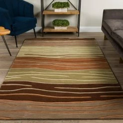 Ascot 306 Striped Autumn 8 ft. x 10 ft. Area Rug by Addison Rugs -TrafficMaster Sales 2024 autumn addison rugs area rugs hdas306au8x10 31 1000