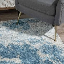 Harrison 10 Baltic 5 ft. 3 in. x 7 ft. 7 in. Area Rug by Addison Rugs -TrafficMaster Sales 2024 baltic blue addison rugs area rugs hdhr10ba5x8 1d 1000