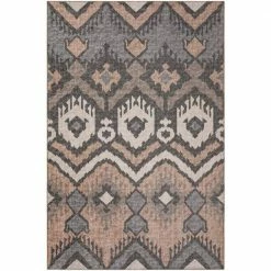 Modena Bison 5 ft. x 7 ft. 6 in. Ikat Area Rug by Addison Rugs