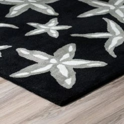 Cove 8 Starfish Black 3 ft. 6 in. x 5 ft. 6 in. Area Rug by Addison Rugs -TrafficMaster Sales 2024 black addison rugs area rugs hdcv8bk4x6 4f 1000