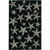Cove 8 Starfish Black 3 ft. 6 in. x 5 ft. 6 in. Area Rug by Addison Rugs 2 Cove 8 Starfish Black 3 ft. 6 in. x 5 ft. 6 in. Area Rug by Addison Rugs -TrafficMaster Sales 2024 black addison rugs area rugs hdcv8bk4x6 64 1000