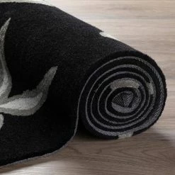 Cove 8 Starfish Black 3 ft. 6 in. x 5 ft. 6 in. Area Rug by Addison Rugs -TrafficMaster Sales 2024 black addison rugs area rugs hdcv8bk4x6 77 1000