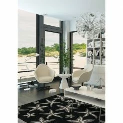 Cove 8 Starfish Black 3 ft. 6 in. x 5 ft. 6 in. Area Rug by Addison Rugs -TrafficMaster Sales 2024 black addison rugs area rugs hdcv8bk4x6 d4 1000