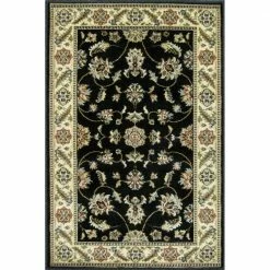 Kazmir Black 3 ft. x 4 ft. Precut Scatter Rug by TrafficMaster