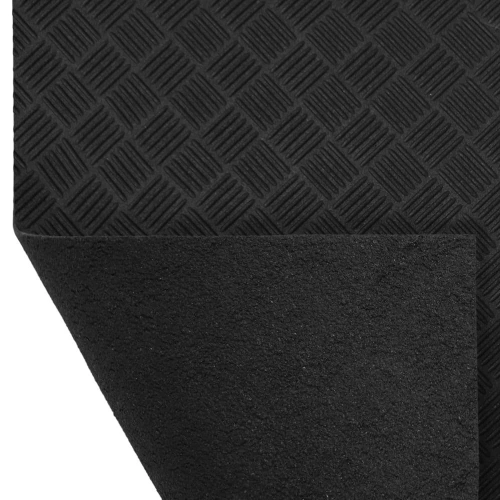 Black 36 in. x 48 in. Rubber Deck Plate Mat by TrafficMaster 6 Black 36 in. x 48 in. Rubber Deck Plate Mat by TrafficMaster - Image 4
