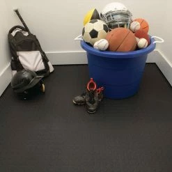 Black Raised Coin 18 in. x 18 in. x 3.1 mm Rubber Interlocking Modular Flooring Tiles, 6-Pack (13.5 sq. ft.) by TrafficMaster 17 Black Raised Coin 18 in. x 18 in. x 3.1 mm Rubber Interlocking Modular Flooring Tiles, 6-Pack (13.5 sq. ft.) by TrafficMaster -TrafficMaster Sales 2024 black trafficmaster gym floor tiles 11n 532 18x18hd 66 1000