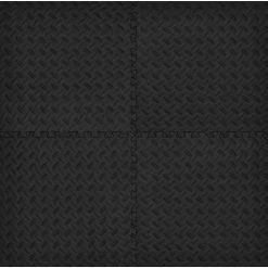 Black 24 in. W x 24 in. L x 0.47 in. Foam Interlocking Gym Floor Tiles (6 Tiles/Pack) (24 sq. ft.) by TrafficMaster -TrafficMaster Sales 2024 black trafficmaster gym floor tiles 24224dphd 66 1000
