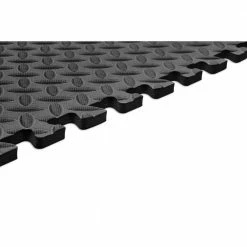 Black 24 in. W x 24 in. L x 0.47 in. Foam Interlocking Gym Floor Tiles (6 Tiles/Pack) (24 sq. ft.) by TrafficMaster -TrafficMaster Sales 2024 black trafficmaster gym floor tiles 24224dphd a0 1000