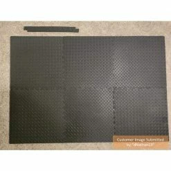 Black 24 in. W x 24 in. L x 0.47 in. Foam Interlocking Gym Floor Tiles (6 Tiles/Pack) (24 sq. ft.) by TrafficMaster -TrafficMaster Sales 2024 black trafficmaster gym floor tiles 24224dphd d4 1000