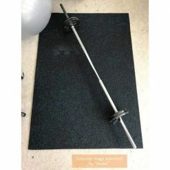 Black with Blue Flecks 18 in. x 18 in. x 0.3 in. Rubber Gym Floor Tiles (6 Tiles/Pack) (14.32 sq. ft.) by TrafficMaster -TrafficMaster Sales 2024 black trafficmaster gym floor tiles 58298 d4 1000