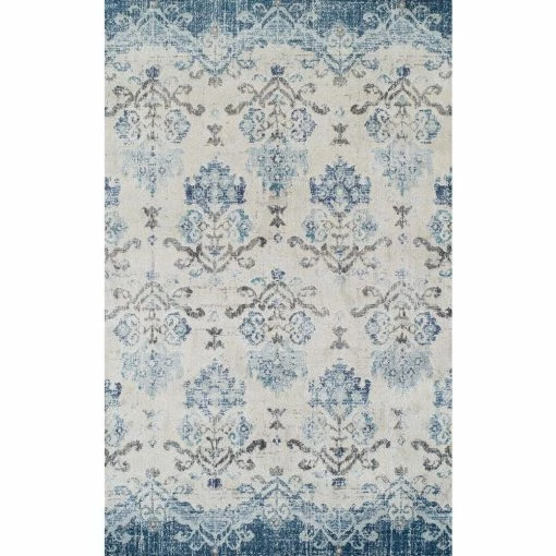 Provincial 11 Blue 3 ft. 3 in. x 5 ft. 3 in. French Damask Area Rug by Addison Rugs -TrafficMaster Sales 2024 blue addison rugs area rugs hdpc11bl3x5 64 1000