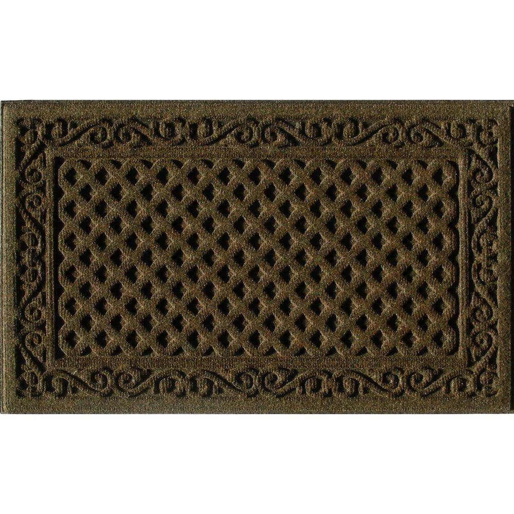 Brown 18 in. x 30 in. Door Mat by TrafficMaster 3 Brown 18 in. x 30 in. Door Mat by TrafficMaster