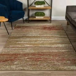 Serene 6 Abstract Stripes Canyon 7 ft. 10 in. x 10 ft. 7 in. Area Rug by Addison Rugs -TrafficMaster Sales 2024 canyon addison rugs area rugs hdsn6ca8x11 31 1000