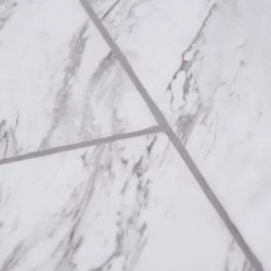 Carrara Marble 12 in. x 24 in. Peel and Stick Vinyl Tile (20 sq. ft. / case) by TrafficMaster -TrafficMaster Sales 2024 carrara marble trafficmaster vinyl tile ss1212 40 1000