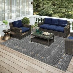 Modena Charcoal 9 ft. x 12 ft. Southwest Area Rug by Addison Rugs 11 Modena Charcoal 9 ft. x 12 ft. Southwest Area Rug by Addison Rugs -TrafficMaster Sales 2024 charcoal addison rugs area rugs hdmo3ch9x12 31 1000