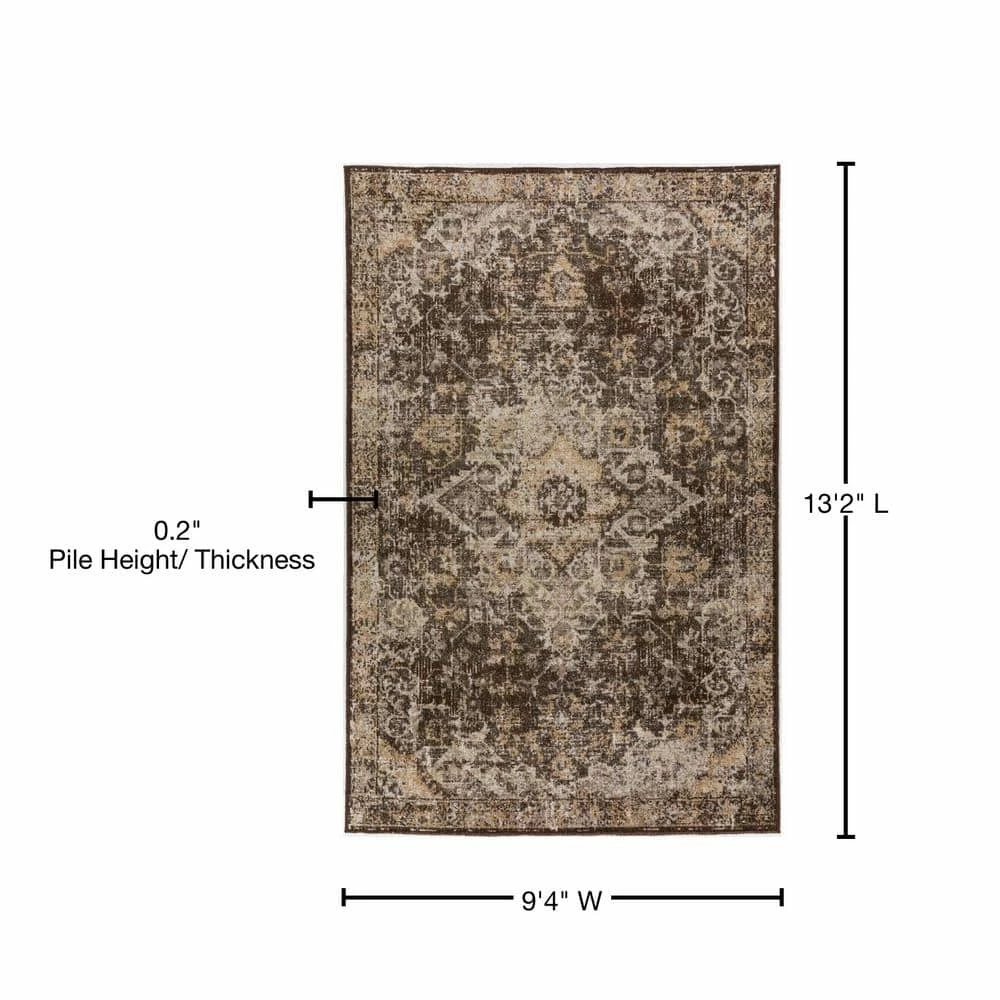 Fergus 1 Chocolate 9 ft. 4 in. x 13 ft. 2 in. Area Rug by Addison Rugs 12 Fergus 1 Chocolate 9 ft. 4 in. x 13 ft. 2 in. Area Rug by Addison Rugs - Image 10