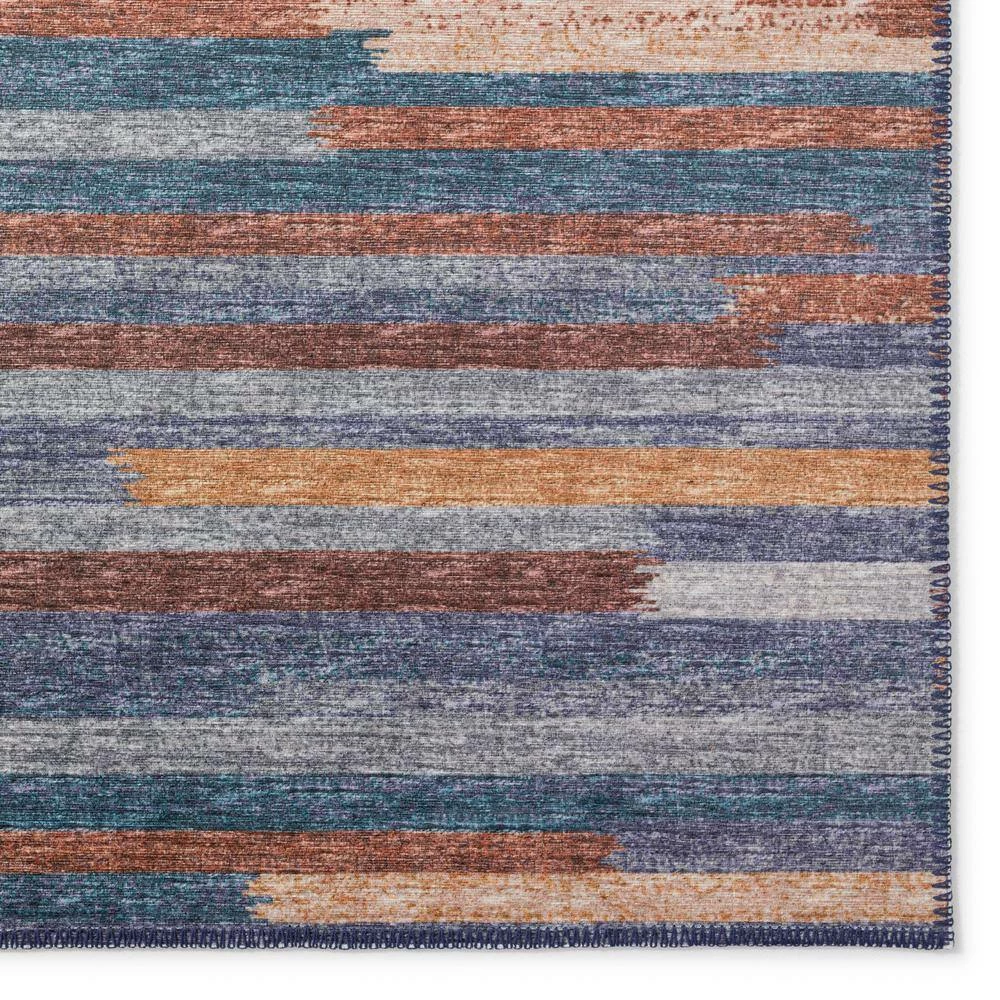 Modena Denim 10 ft. x 14 ft. Striped Area Rug by Addison Rugs 6 Modena Denim 10 ft. x 14 ft. Striped Area Rug by Addison Rugs - Image 4