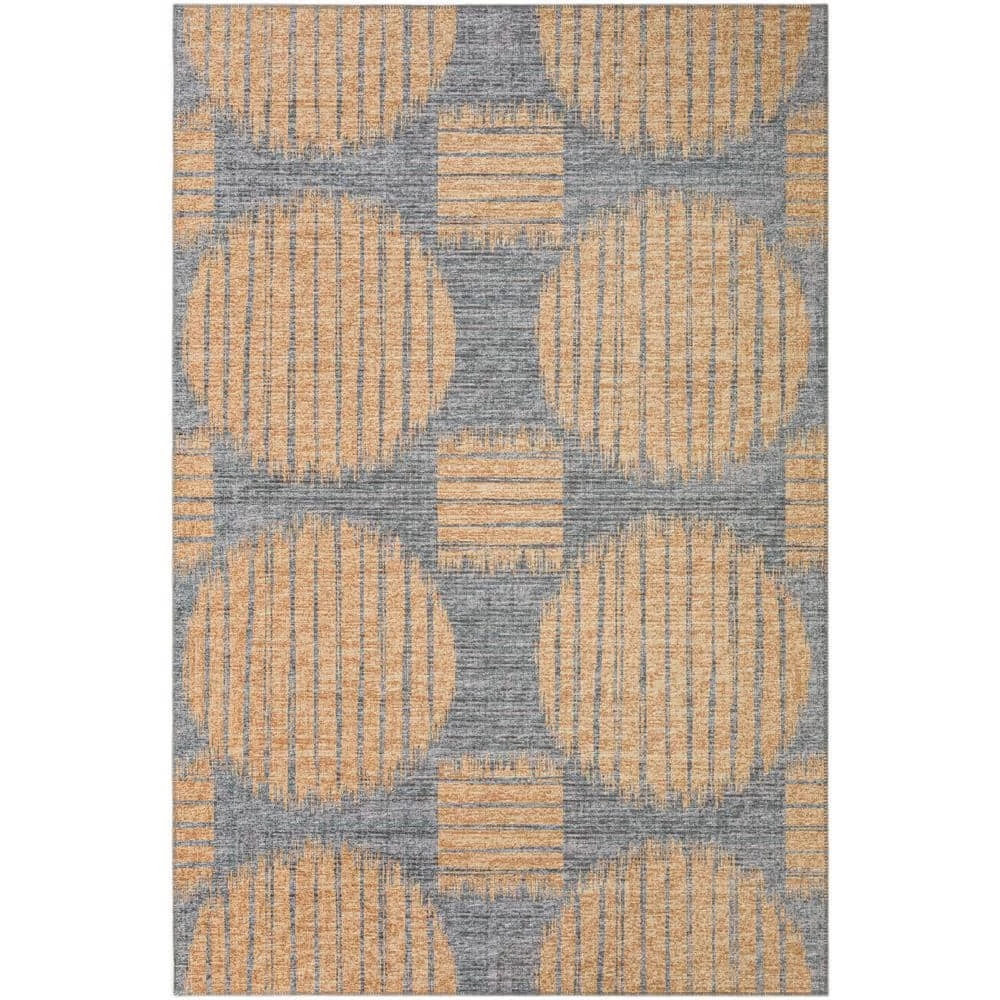 Modena Eclipse 3 ft. x 5 ft. Circles Area Rug by Addison Rugs 3 Modena Eclipse 3 ft. x 5 ft. Circles Area Rug by Addison Rugs