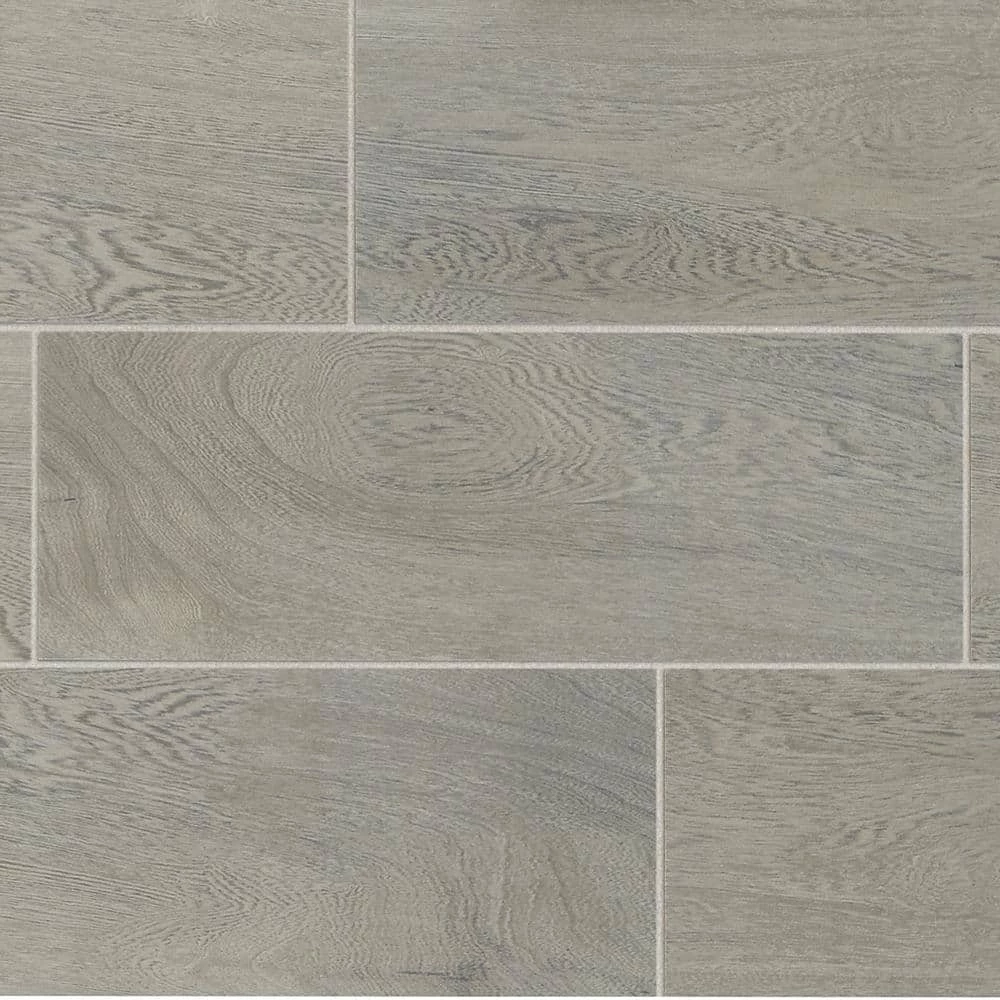 Glenwood Fog 7 in. x 20 in. Ceramic Floor and Wall Tile (10.89 sq. ft. / case) by TrafficMaster 3 Glenwood Fog 7 in. x 20 in. Ceramic Floor and Wall Tile (10.89 sq. ft. / case) by TrafficMaster