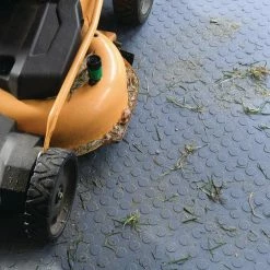 Gray Raised Coin 18 in. x 18 in. x 3.1 mm Rubber Interlocking Modular Flooring Tiles, 6-Pack (13.5 sq. ft.) by TrafficMaster -TrafficMaster Sales 2024 gray raised coin trafficmaster gym floor tiles 11grn 532 18x18 4f 1000