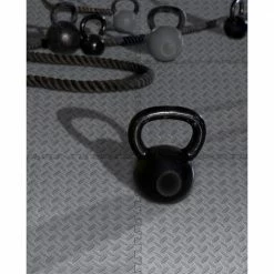 Gray 24 in. W x 24 in. L x 0.47 in. T Foam Interlocking Gym Floor Tiles (6 Tiles/Pack) (24 sq. ft.) by TrafficMaster -TrafficMaster Sales 2024 gray trafficmaster gym floor tiles 24228dphd 4f 1000