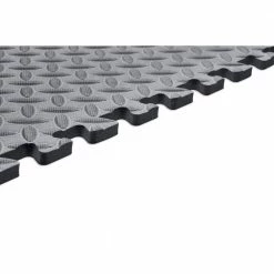 Gray 24 in. W x 24 in. L x 0.47 in. T Foam Interlocking Gym Floor Tiles (6 Tiles/Pack) (24 sq. ft.) by TrafficMaster -TrafficMaster Sales 2024 gray trafficmaster gym floor tiles 24228dphd a0 1000