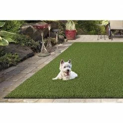 Soft Fescue 6 ft. x 8 ft. Green Artificial Grass Rug by TrafficMaster -TrafficMaster Sales 2024 green trafficmaster artificial grass 43206 31 1000