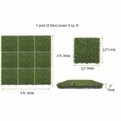 1 ft. x 1 ft. Artificial Grass Interlocking Tiles (9-Pack) by TrafficMaster 17 1 ft. x 1 ft. Artificial Grass Interlocking Tiles (9-Pack) by TrafficMaster -TrafficMaster Sales 2024 green trafficmaster artificial grass 48219 1d 1000