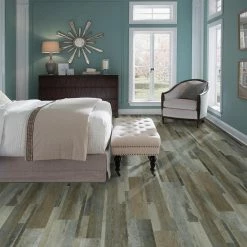 Grey Distressed Wood Multi-Width Look 6 in. x 36 in. Peel and Stick Vinyl Plank (36 sq. ft. / case) by TrafficMaster -TrafficMaster Sales 2024 grey distressed wood trafficmaster vinyl plank flooring wd6098 4f 1000
