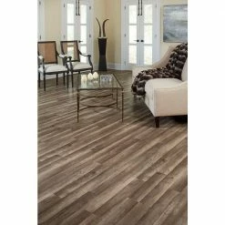 Grey Oak 7 mm T x 8.03 in. W Laminate Wood Flooring (23.91 sq.ft/Case) by TrafficMaster -TrafficMaster Sales 2024 grey oak trafficmaster laminate wood flooring 360731 00375 44 1000