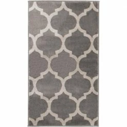 Seyward Grey 2 ft. 7 in. x 4 ft. Accent Rug by TrafficMaster