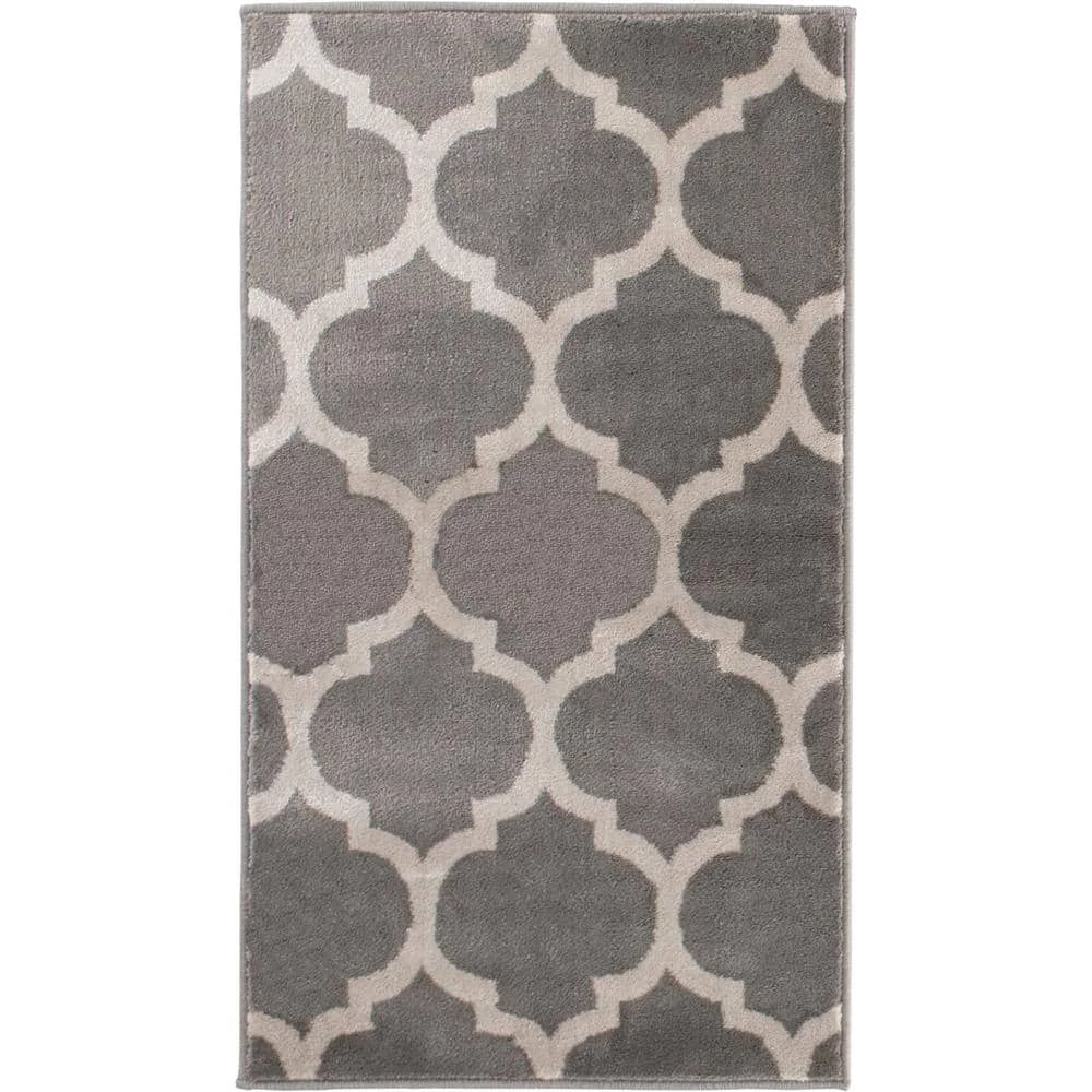Seyward Grey 2 ft. 7 in. x 4 ft. Accent Rug by TrafficMaster 3 Seyward Grey 2 ft. 7 in. x 4 ft. Accent Rug by TrafficMaster
