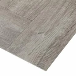 Grey Wood Parquet 12 in. x 12 in. Residential Peel and Stick Vinyl Tile (30 sq. ft. / case) by TrafficMaster -TrafficMaster Sales 2024 grey wood parquet trafficmaster vinyl tile a4265051 40 1000