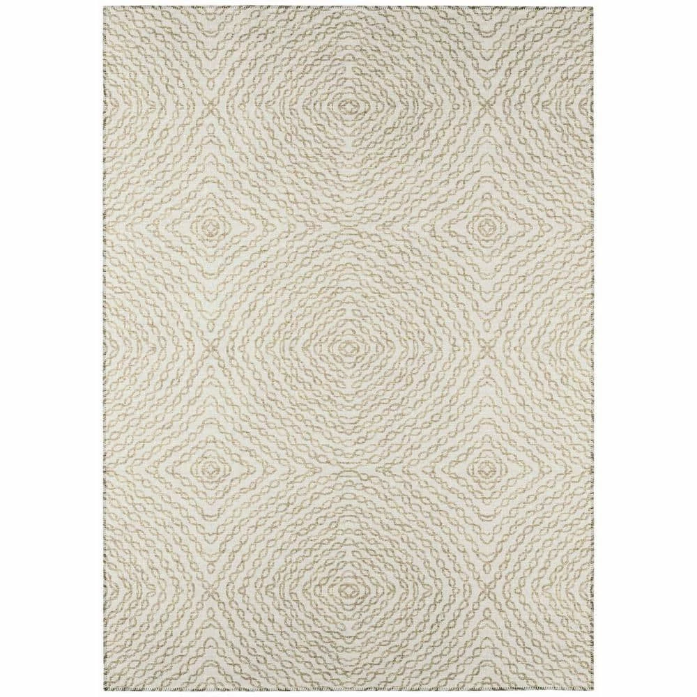 Evolve Ivory 9 ft. x 12 ft. Geometric Area Rug by Addison Rugs 3 Evolve Ivory 9 ft. x 12 ft. Geometric Area Rug by Addison Rugs