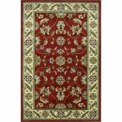 Kazmir Crimson 3 ft. x 4 ft. Precut Scatter Rug by TrafficMaster