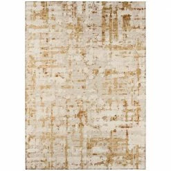 Evolve Khaki 8 ft. x 10 ft. Abstract Area Rug by Addison Rugs