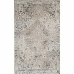 Provincial 7 Linen 7 ft. 10 in. x 10 ft. 7 in. Medallion Persian Area Rug by Addison Rugs