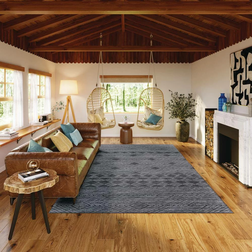 Modena Midnight 8 ft. x 10 ft. Southwest Area Rug by Addison Rugs 10 Modena Midnight 8 ft. x 10 ft. Southwest Area Rug by Addison Rugs - Image 8