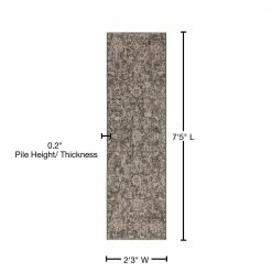 Fergus 7 Mink 2 ft. 3 in. x 7 ft. 5 in. Area Rug Runner Rug by Addison Rugs -TrafficMaster Sales 2024 mink addison rugs area rugs hdfg7mi2x7 76 1000