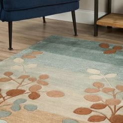 Ascot 1 Striped Floral Mocha 8 ft. x 10 ft. Area Rug by Addison Rugs -TrafficMaster Sales 2024 mocha addison rugs area rugs hdas1mo8x10 4f 1000