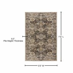 Fergus 6 Mocha 5 ft. x 7 ft. 5 in. Area Rug by Addison Rugs 22 Fergus 6 Mocha 5 ft. x 7 ft. 5 in. Area Rug by Addison Rugs -TrafficMaster Sales 2024 mocha addison rugs area rugs hdfg6mo5x7 76 1000