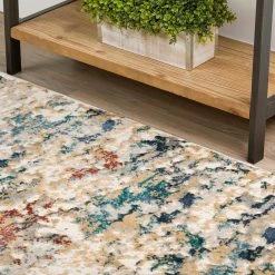 Gentry 26 Multi 9 Ft. 4 In. x 13 Ft. 2 In. Abstract Watercolor Area Rug by Addison Rugs -TrafficMaster Sales 2024 multi addison rugs area rugs hdge26mu9x13 40 1000