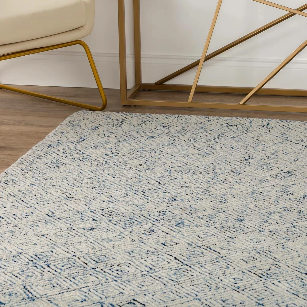 Evie 1 Navy 9 ft. x 13 ft. Area Rug by Addison Rugs 5 Evie 1 Navy 9 ft. x 13 ft. Area Rug by Addison Rugs - Image 3