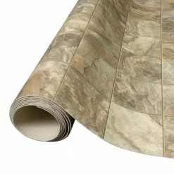 Neutral Square Slate Stone Residential Vinyl Sheet Flooring 12ft. Wide x Cut to Length by TrafficMaster -TrafficMaster Sales 2024 neutral slate trafficmaster vinyl sheet flooring u6920 258c990p144 44 1000