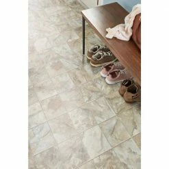 Neutral Square Slate Stone Residential Vinyl Sheet Flooring 12ft. Wide x Cut to Length by TrafficMaster -TrafficMaster Sales 2024 neutral slate trafficmaster vinyl sheet flooring u6920 258c990p144 a0 1000