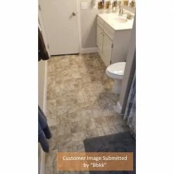 Neutral Square Slate Stone Residential Vinyl Sheet Flooring 12ft. Wide x Cut to Length by TrafficMaster -TrafficMaster Sales 2024 neutral slate trafficmaster vinyl sheet flooring u6920 258c990p144 d4 1000