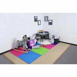 Primary Pastel 24 in. x 24 in. x 0.47 in. Foam Playroom Floor Tiles (4 Tiles/Pack) (16 sq. ft.) by TrafficMaster 17 Primary Pastel 24 in. x 24 in. x 0.47 in. Foam Playroom Floor Tiles (4 Tiles/Pack) (16 sq. ft.) by TrafficMaster -TrafficMaster Sales 2024 primary pastel trafficmaster gym floor tiles 24121hdus 40 1000