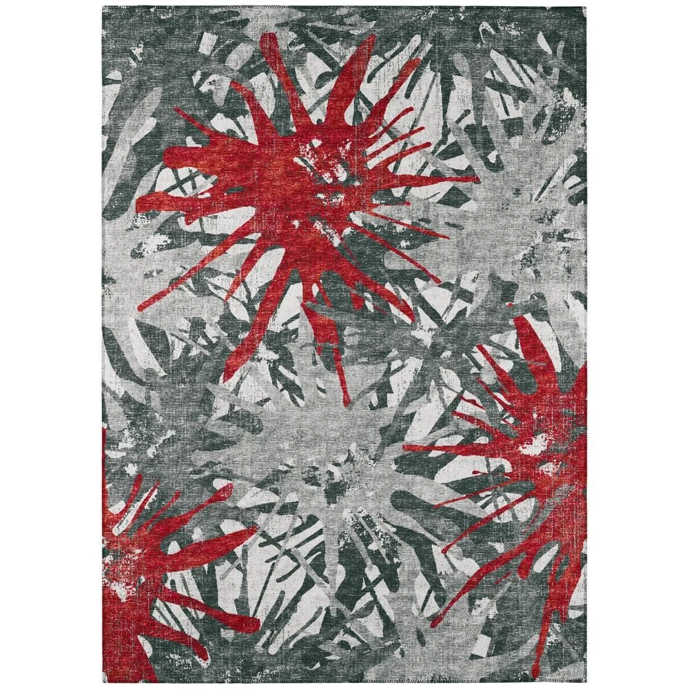 Evolve Scarlet 9 ft. x 12 ft. Color Splash Area Rug by Addison Rugs 3 Evolve Scarlet 9 ft. x 12 ft. Color Splash Area Rug by Addison Rugs