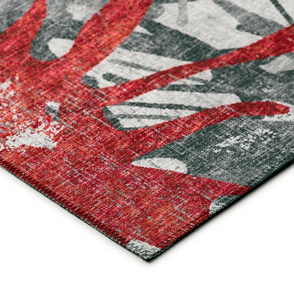 Evolve Scarlet 9 ft. x 12 ft. Color Splash Area Rug by Addison Rugs 4 Evolve Scarlet 9 ft. x 12 ft. Color Splash Area Rug by Addison Rugs - Image 2